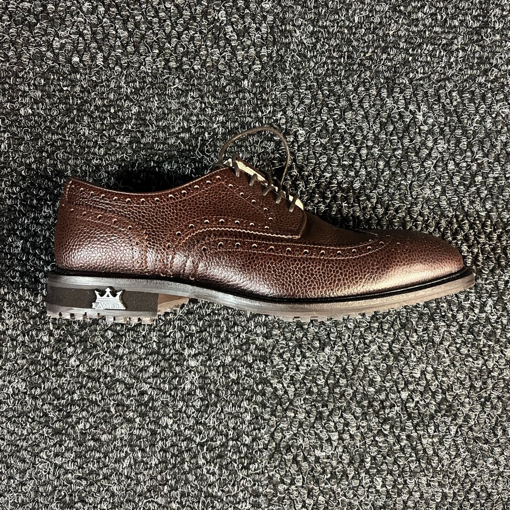 Worn once Lambda Golf Livorno shoes size 8.5 but fits like a 9 - Picture 2 of 4